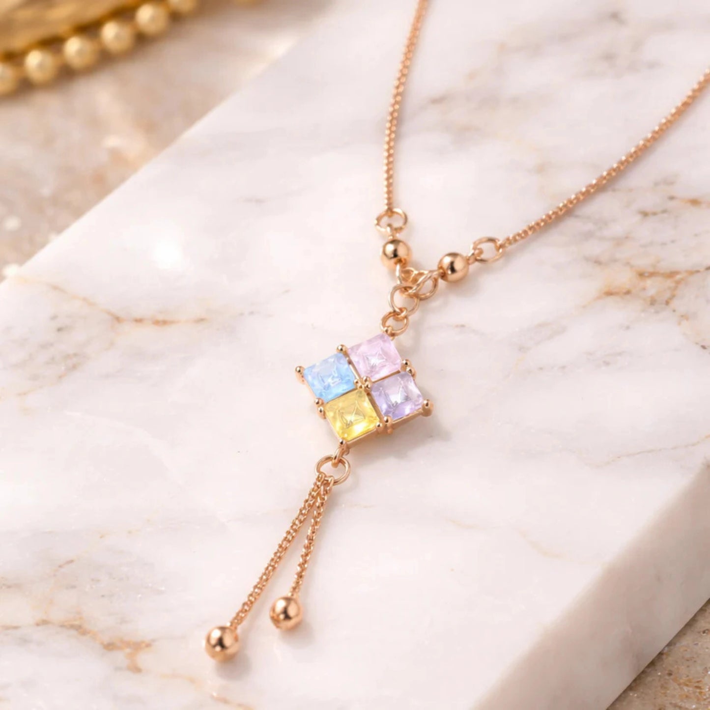 Horizon Shine CZ Necklace