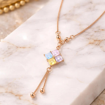 Horizon Shine CZ Necklace