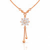 Minimalist Halo CZ Necklace