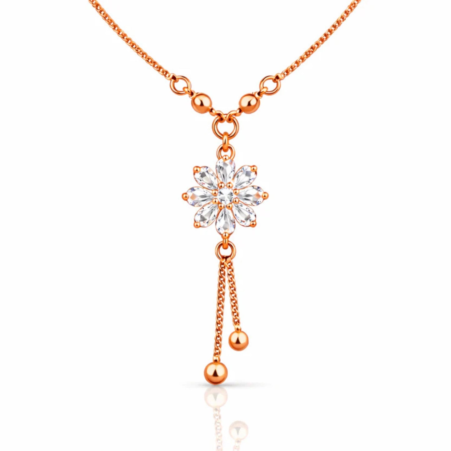 Minimalist Halo CZ Necklace