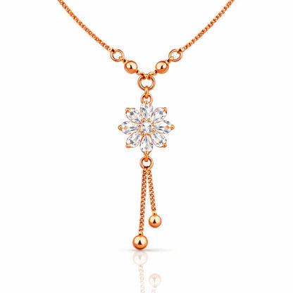 Minimalist Halo CZ Necklace