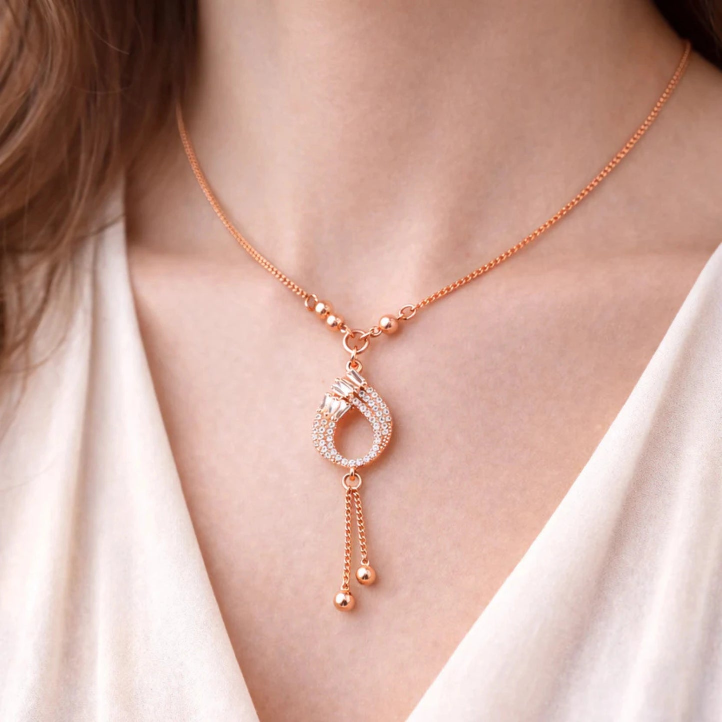 Timeless Radiant CZ Necklace
