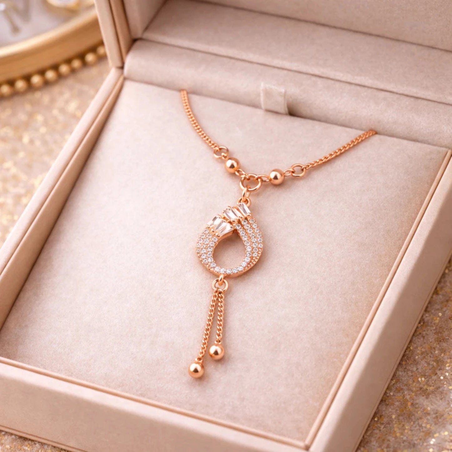Timeless Radiant CZ Necklace