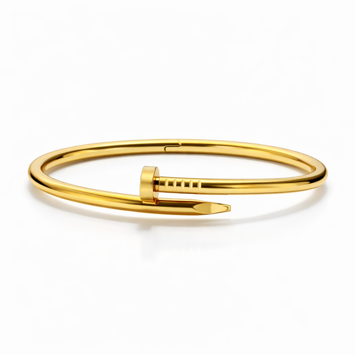Sleek Nail Closure Bangle