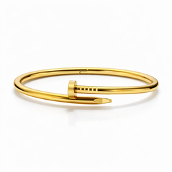 Sleek Nail Closure Bangle