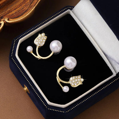 Pearl Orbit Wrap Earrings