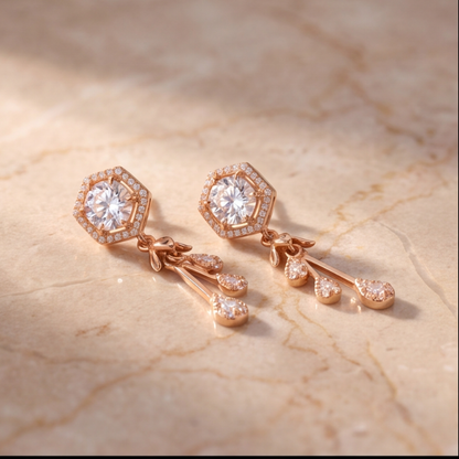 Celeste Drop Spark Earrings