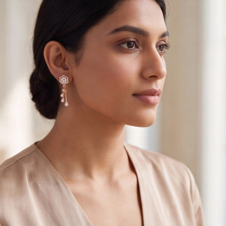 Celeste Drop Spark Earrings