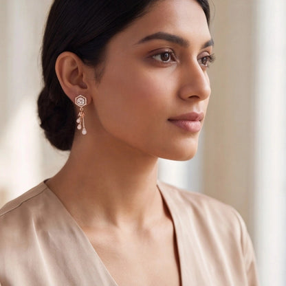 Celeste Drop Spark Earrings