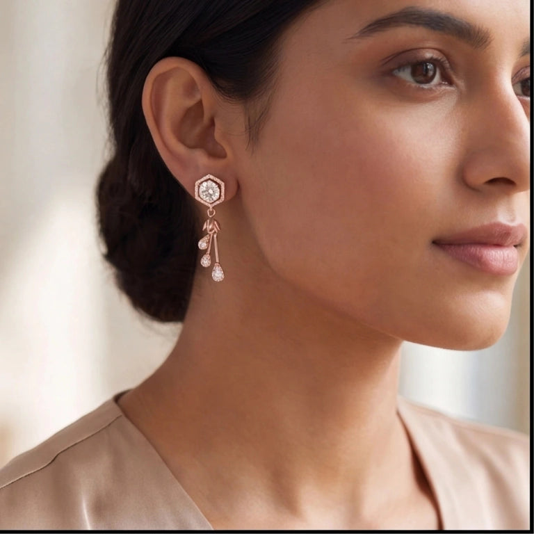 Celeste Drop Spark Earrings