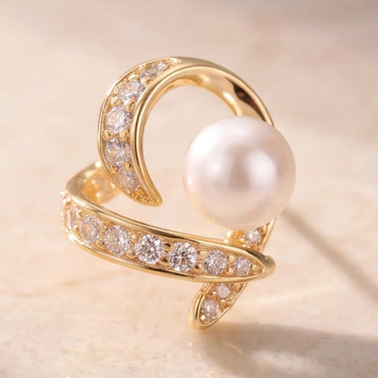 Celestial Pearl Orbit Studs