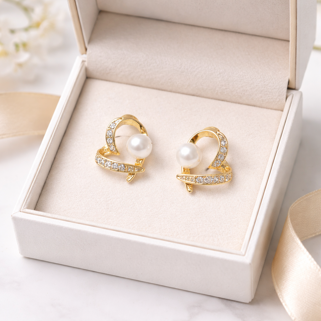 Celestial Pearl Orbit Studs