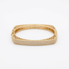 Textured Luxe Edge Bangle