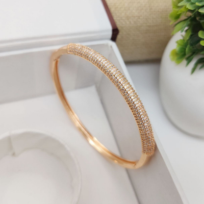 Micro Pavé Slim Bangle
