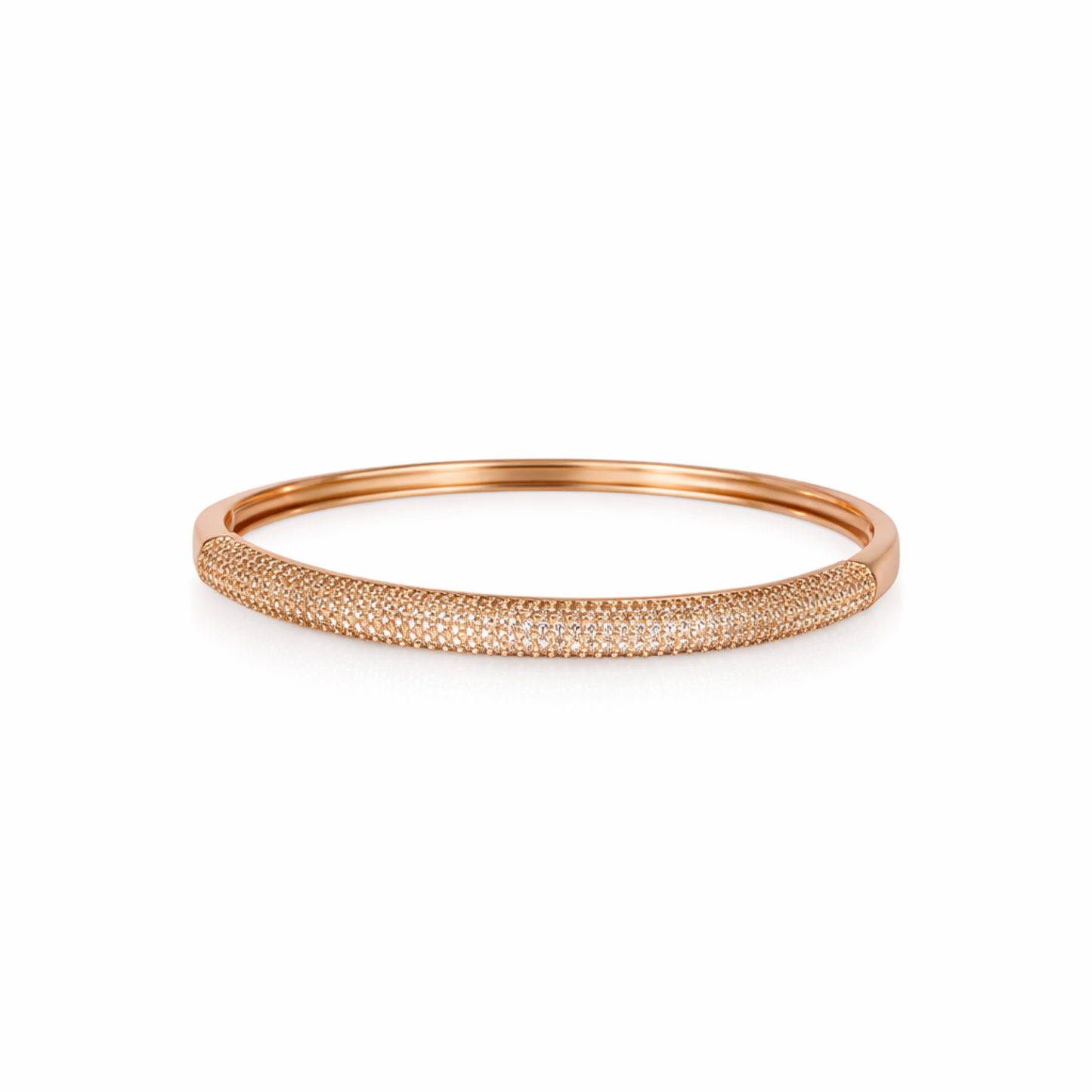 Micro Pavé Slim Bangle