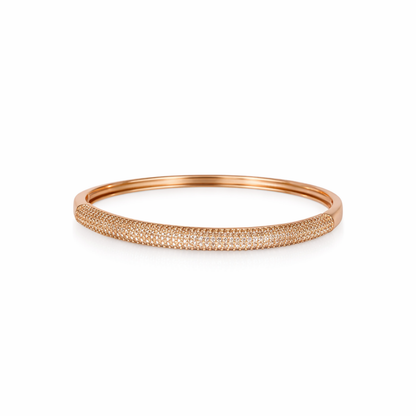Micro Pavé Slim Bangle