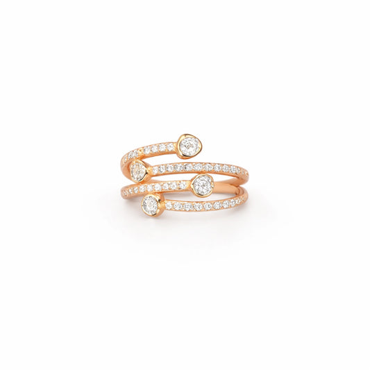 Multi-Layered Enchanted Wrap Ring