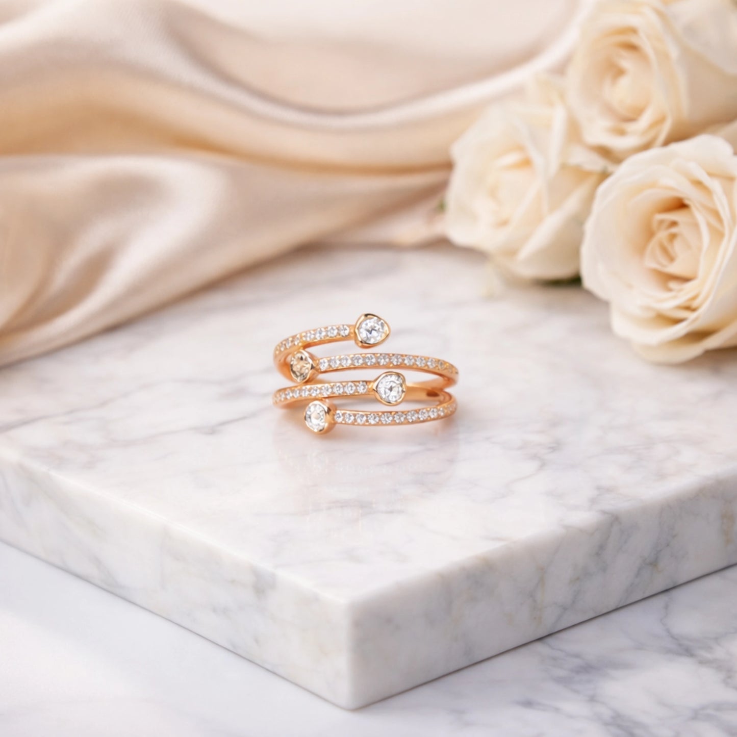 Multi-Layered Enchanted Wrap Ring