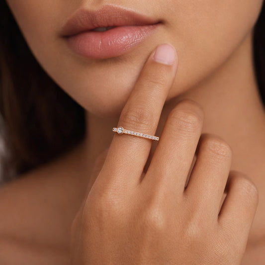 Geometric Duo Open Ring