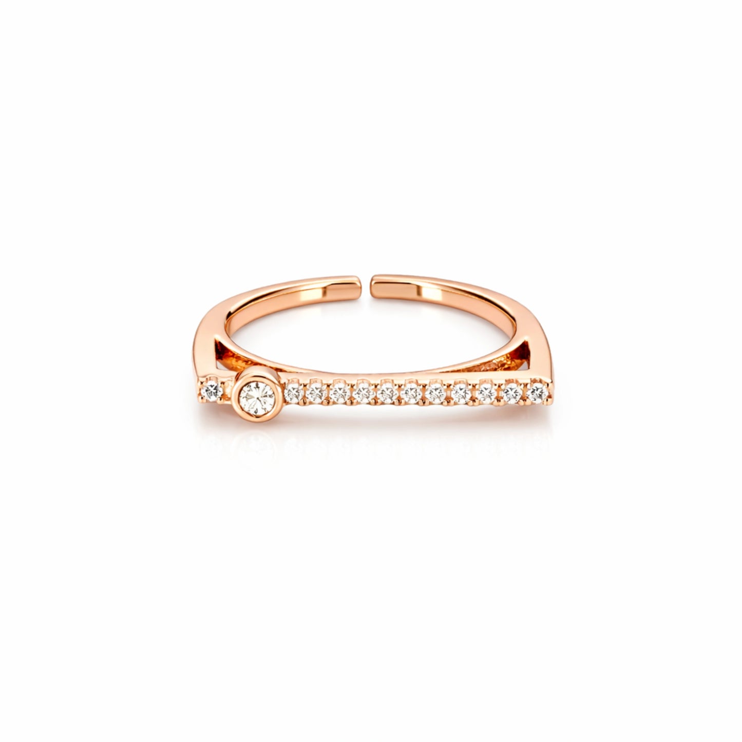 Geometric Duo Open Ring