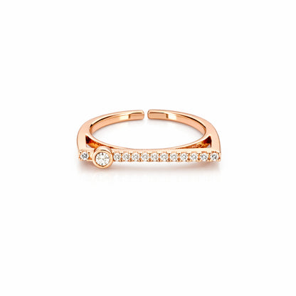 Geometric Duo Open Ring