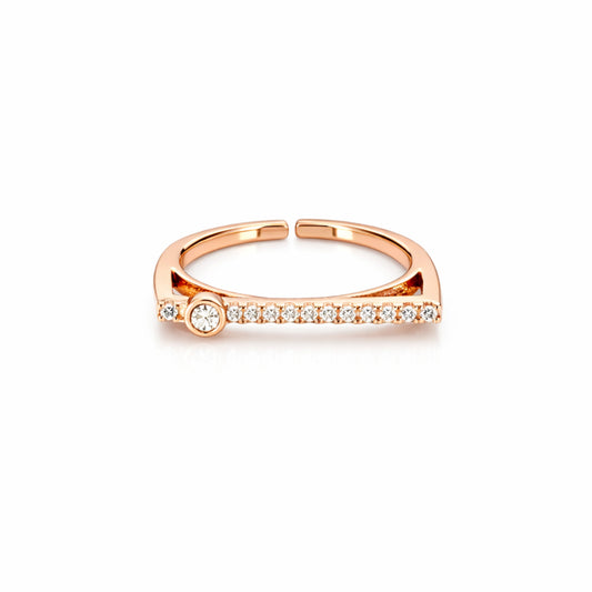 Geometric Duo Open Ring