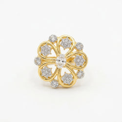 Blooming Radiance Flower Ring