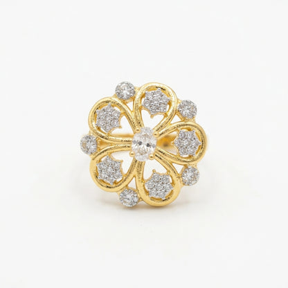 Blooming Radiance Flower Ring