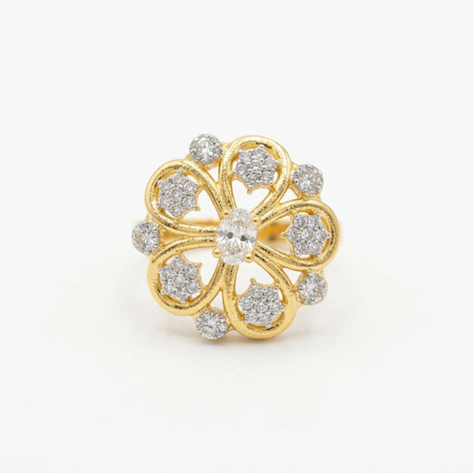 Blooming Radiance Flower Ring