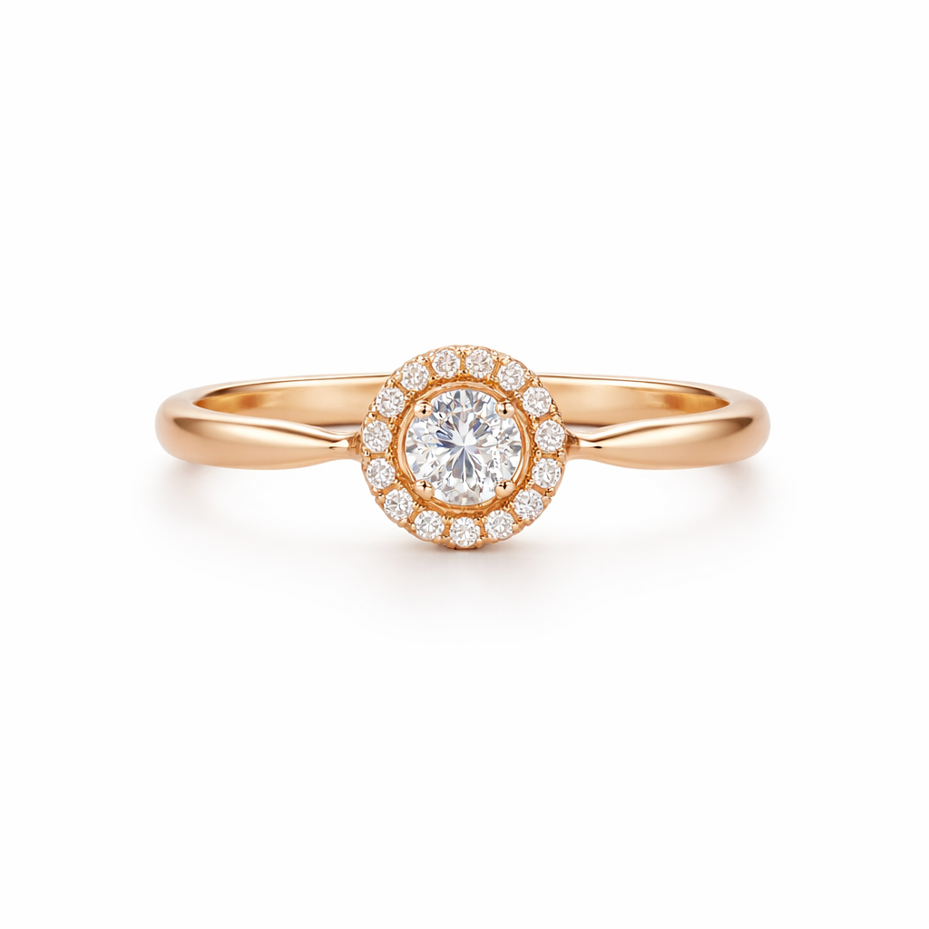 Rose Aura Halo Ring