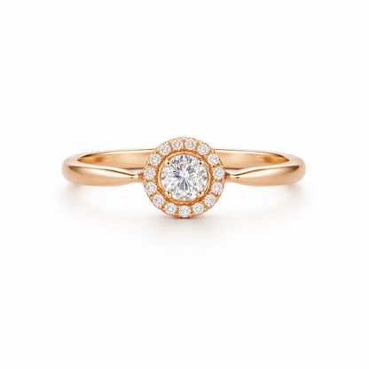 Rose Aura Halo Ring