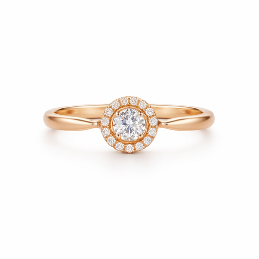 Rose Aura Halo Ring