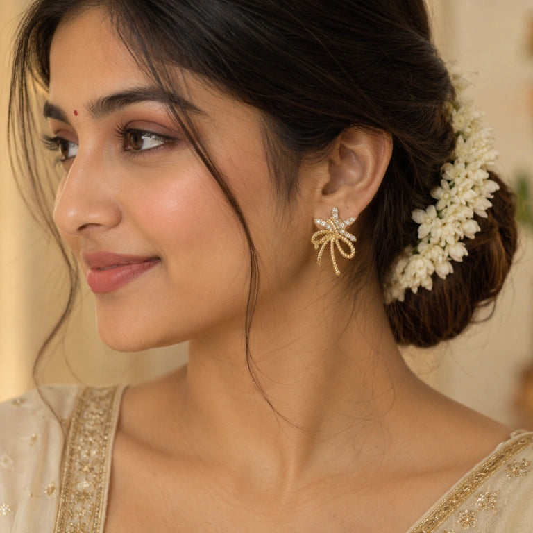 Etoile Ribbon Studs