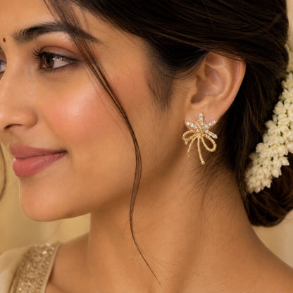Etoile Ribbon Studs