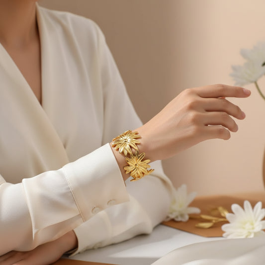Aurelia Bloom Anti-Tarnish Cuff