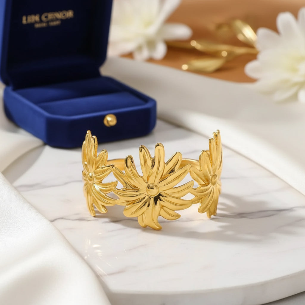 Aurelia Bloom Anti-Tarnish Cuff