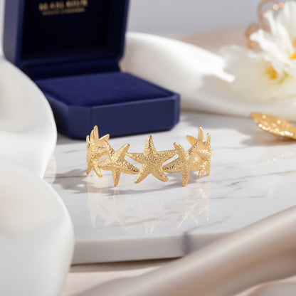 Stella Maris Anti-Tarnish Starfish Cuff