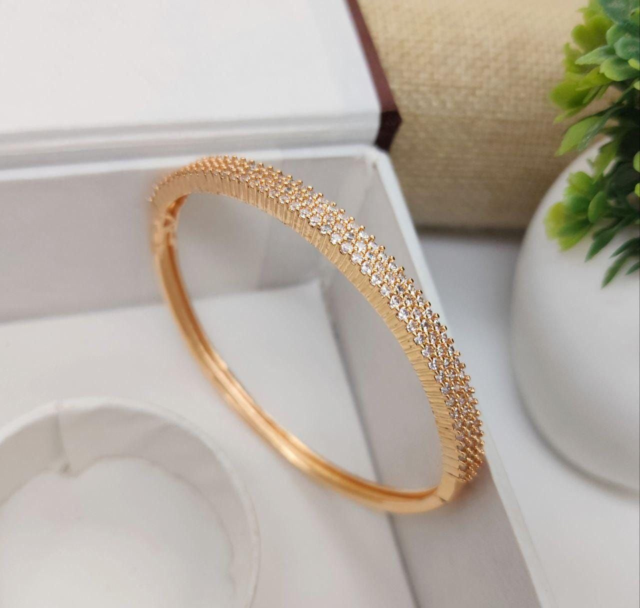 Rose Radiance Pavé Bangle