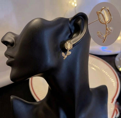 The Gilded Tulip Studs