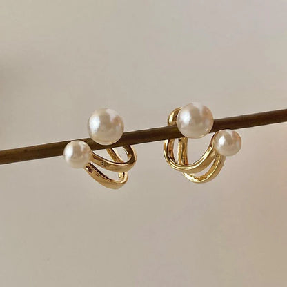 Lumière Double Pearl Cuffs