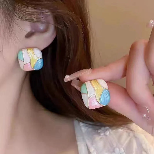 Mosaic Petal Studs