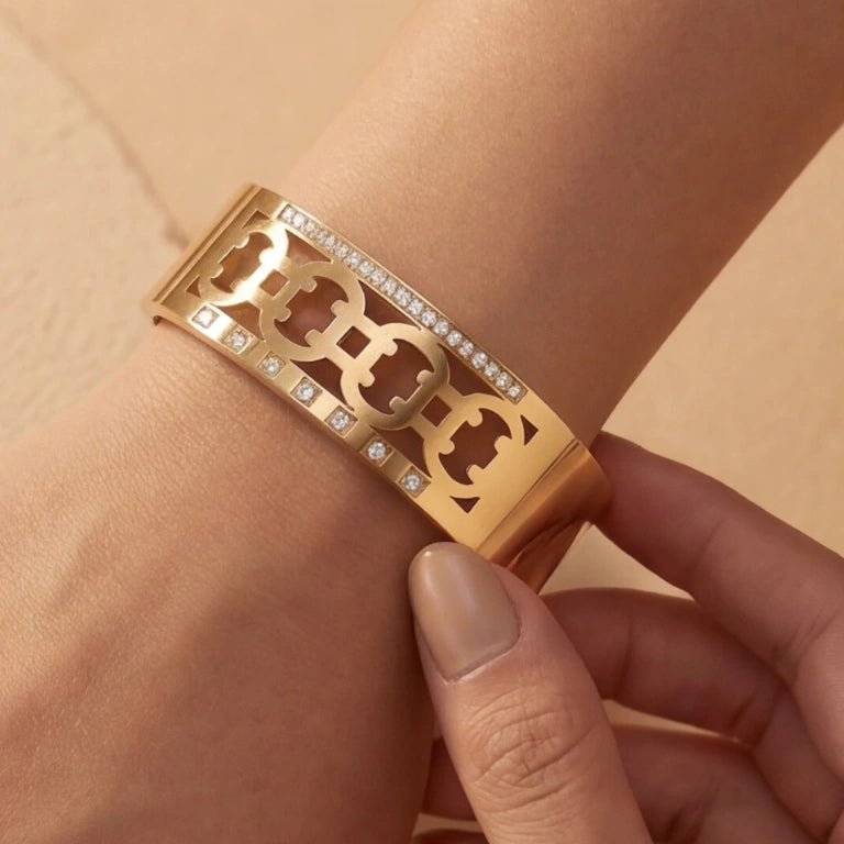 Lumière Anti-Tarnish Filigree Cuff