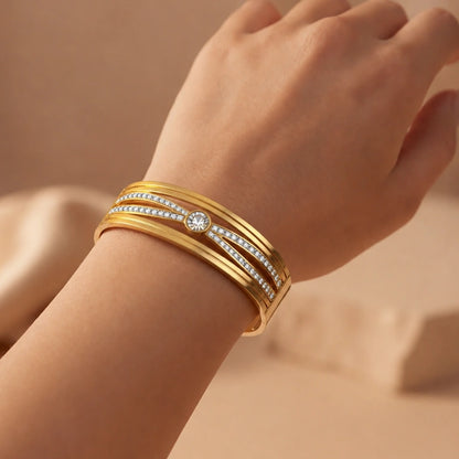 Lumina Anti-Tarnishing Multi-Band Ring