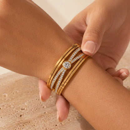 Lumina Anti-Tarnishing Multi-Band Ring