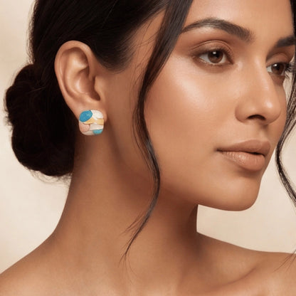 Mosaic Petal Studs
