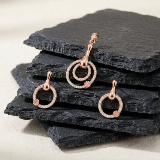 The Rose Gold Orbit Set
