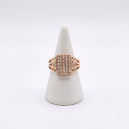 The Rose Gold Radiant Glam Ring