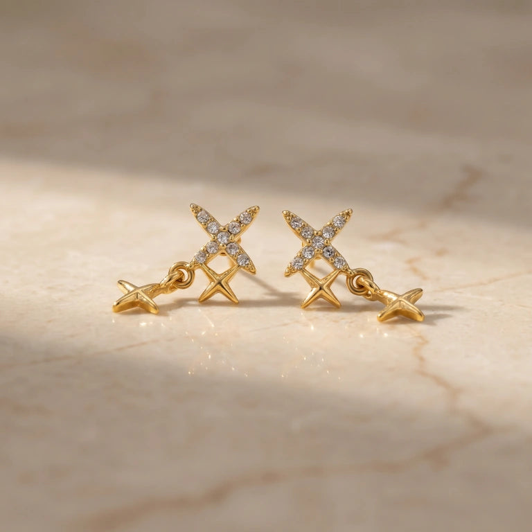 Starline Pearl Accent Drops