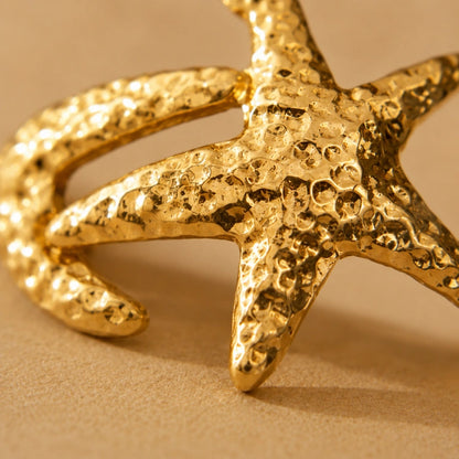 Stella Maris Anti-Tarnish Starfish Cuff