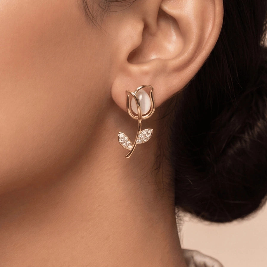 The Gilded Tulip Studs